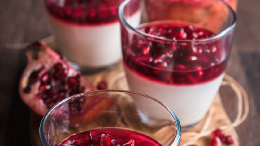 Pomegranate Panna Cotta Recipe