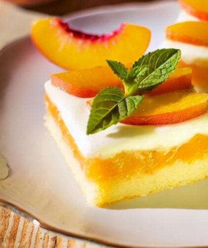 Peaches And Cream Bars