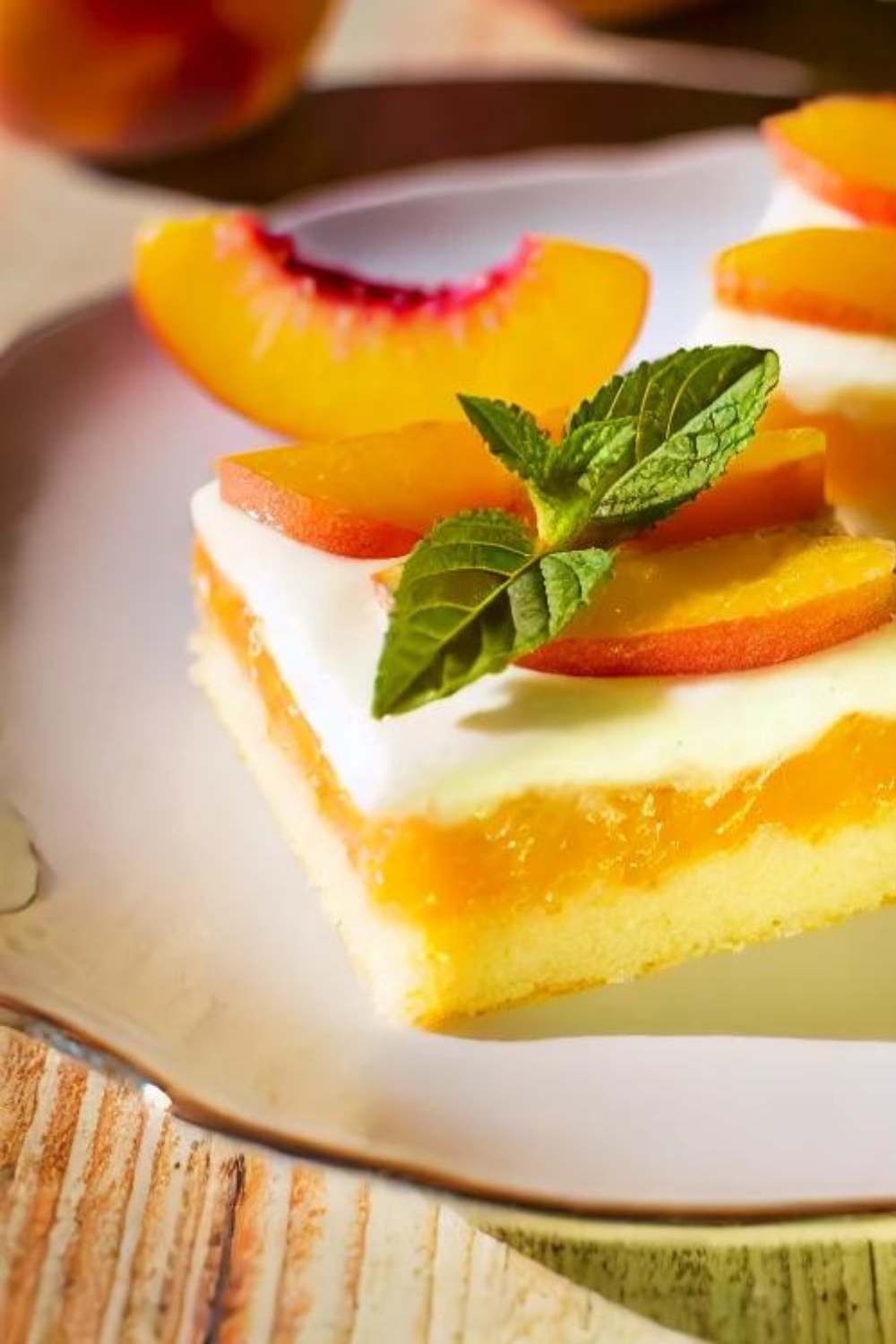 Peaches And Cream Bars