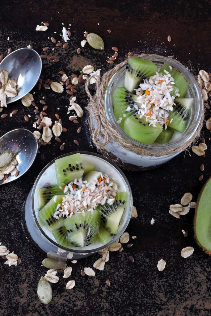 Yogurt With Granola And Kiwi Recipe 