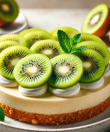 No-Bake Kiwi Cheesecake Recipe