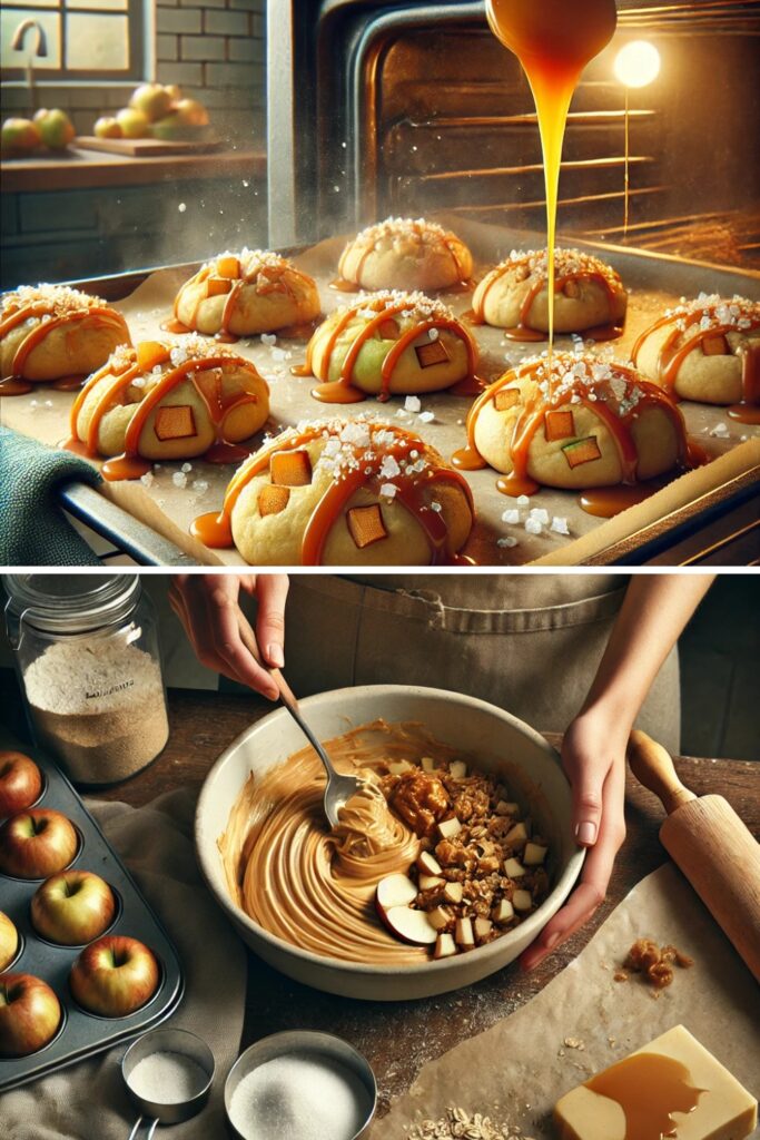 Salted Caramel Apple Cookies