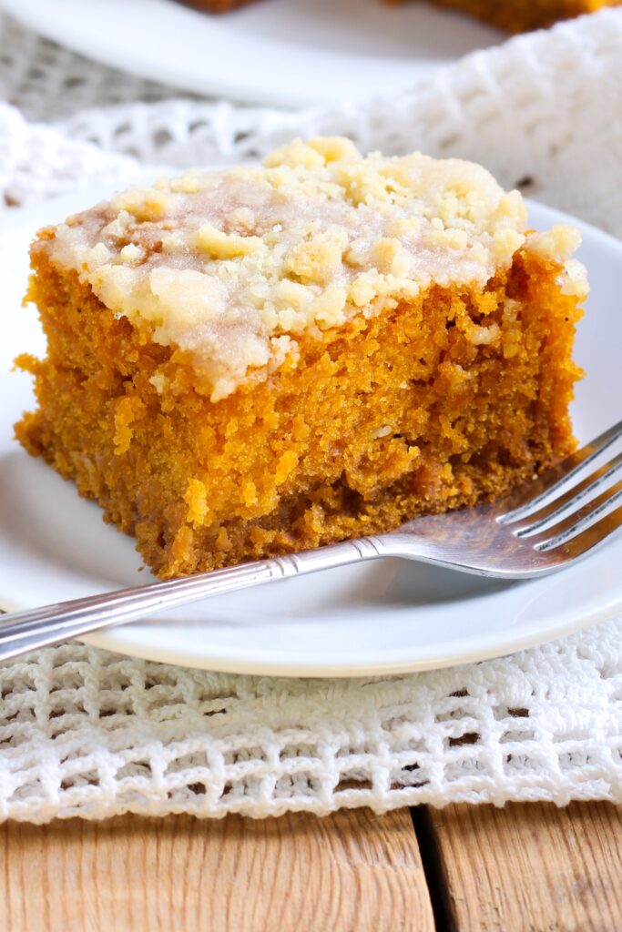 Homemade Pumpkin Danish Coffee Cake