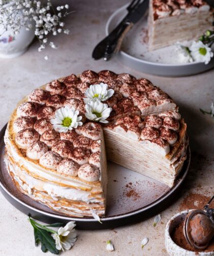 New Year Crepe Cake Recipe