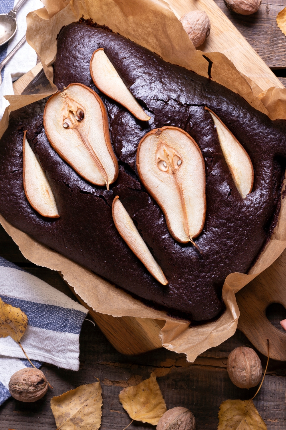 Pear Brownies Recipe