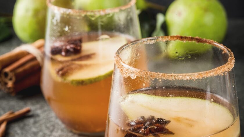 Spicy Pear Cocktail