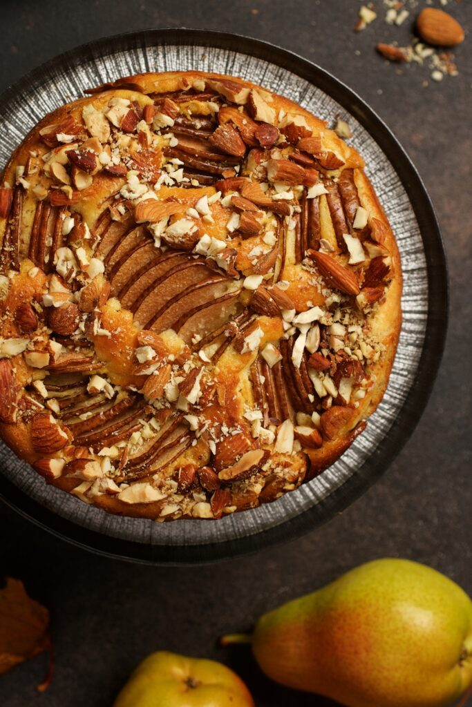 Italian Pear and Almond Cake