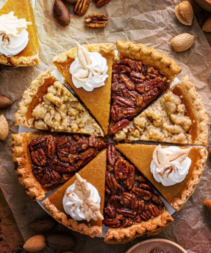 New Year Pumpkin And Pecan Pie Recipe