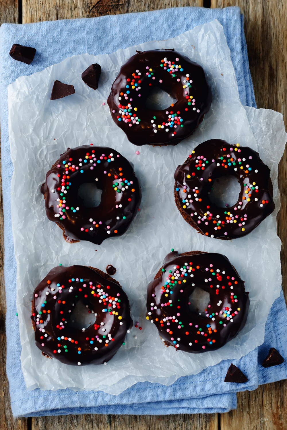 New Year Baked Hot Chocolate Doughnuts Recipe 