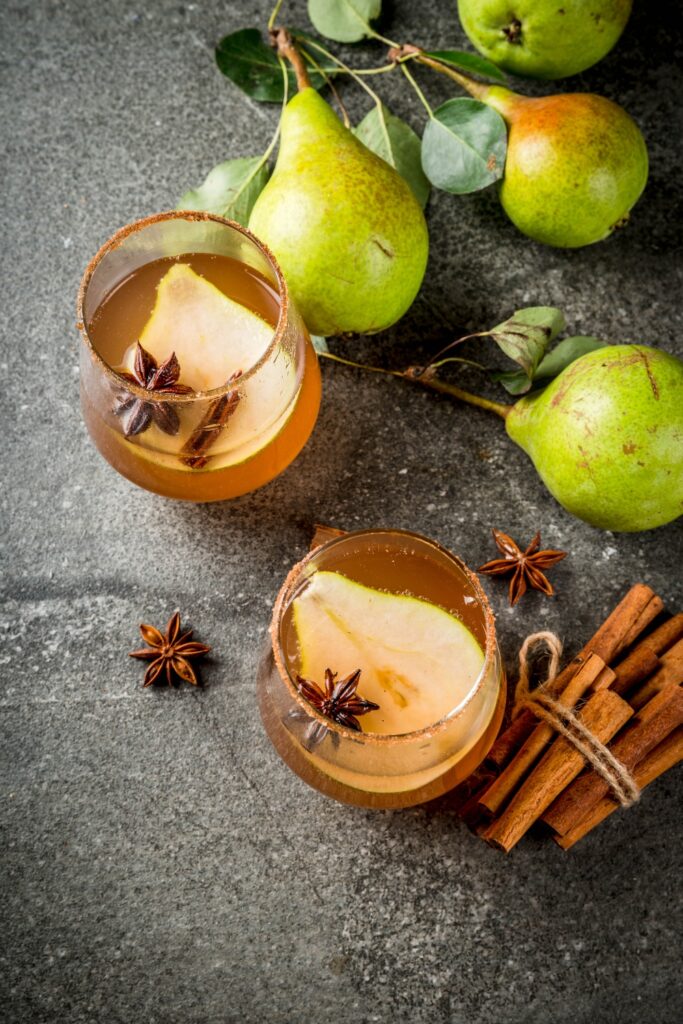 Spicy Pear Cocktail