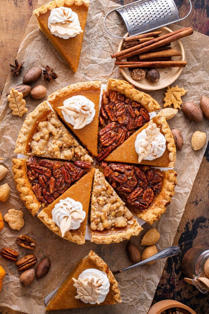 New Year Pumpkin And Pecan Pie Recipe