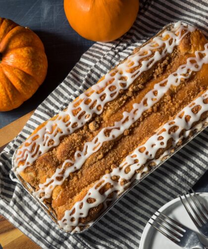 Homemade Pumpkin Danish Coffee Cake