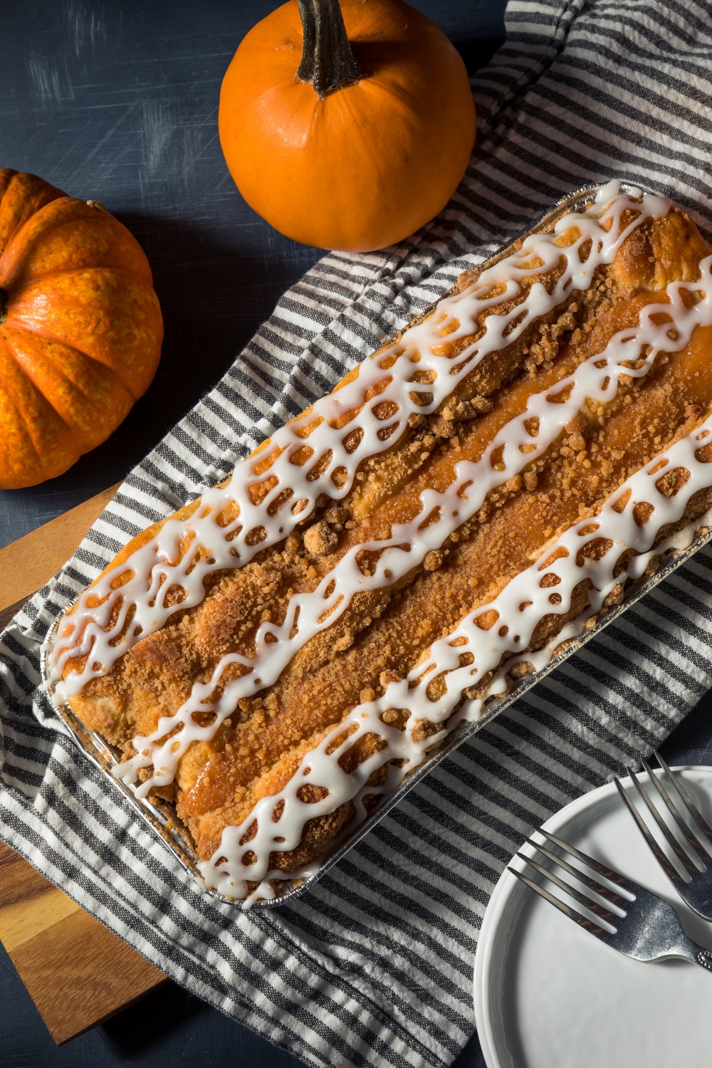 Homemade Pumpkin Danish Coffee Cake