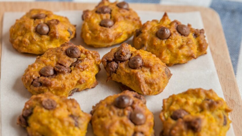 Pumpkin Chocolate Chip Cookies