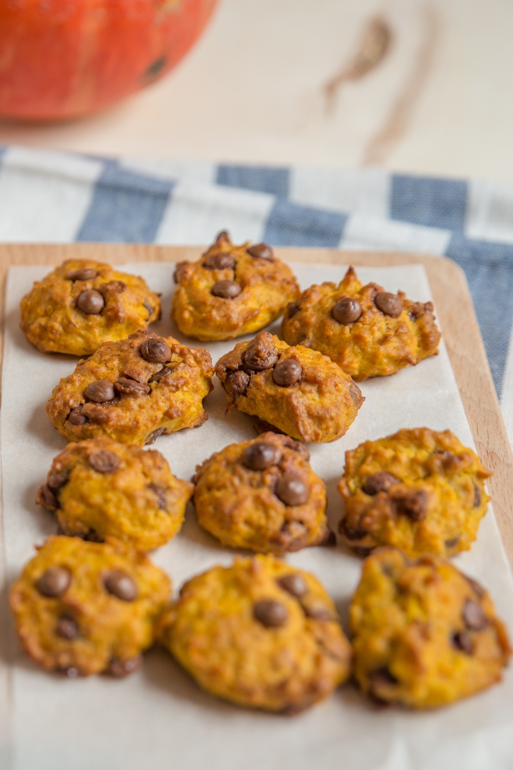 Pumpkin Chocolate Chip Cookies