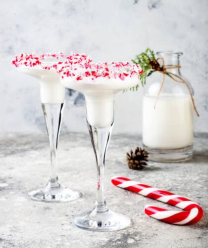 New Year Peppermint Martini