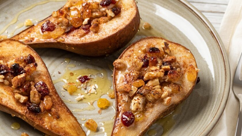 Sweet Baked Pears With Honey