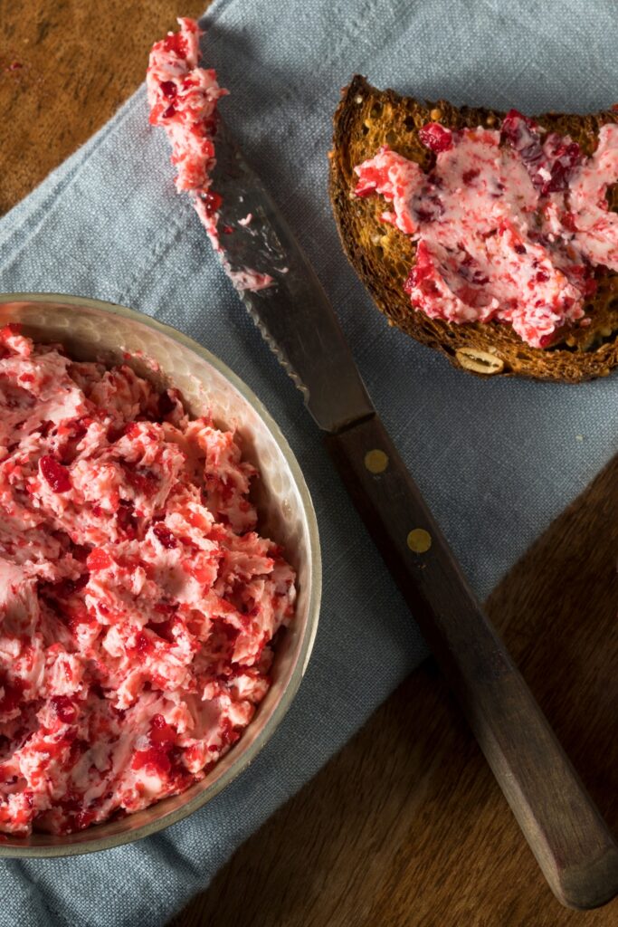 Fresh Homemade Cranberry Butter