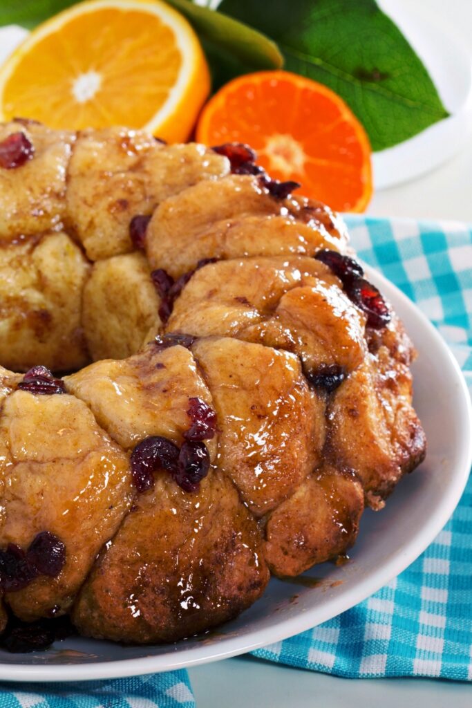 Orange And Cranberry Monkey Bread