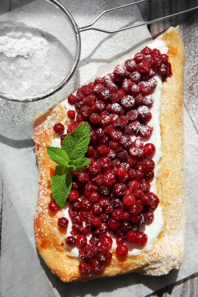 Cranberry Cake Tart