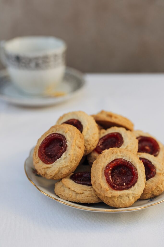 Cranberry Thumbprint Cookies