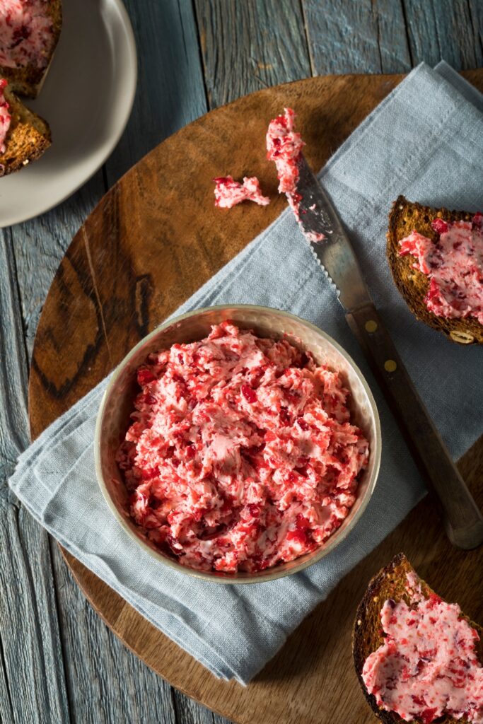 Fresh Homemade Cranberry Butter