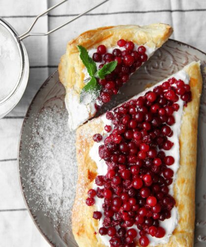 Cranberry Cake Tart