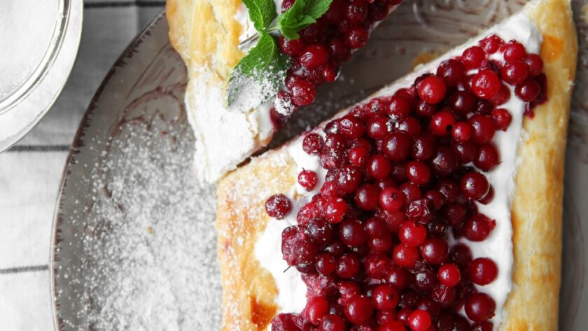 Cranberry Cake Tart