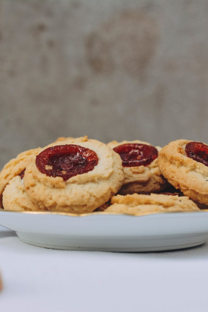 Cranberry Thumbprint Cookies