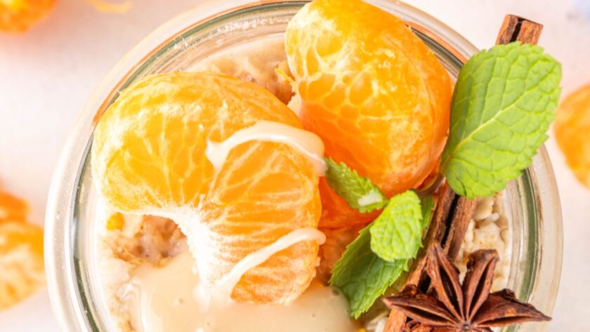 Tangerine Creamsicle Overnight Oats