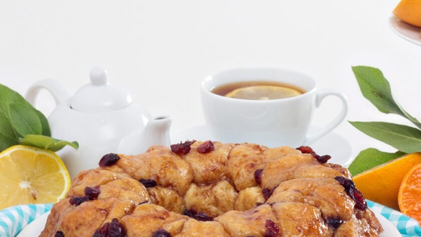 Orange And Cranberry Monkey Bread