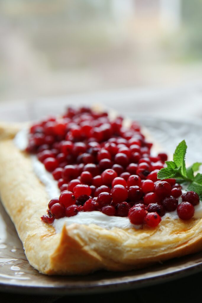 Cranberry Cake Tart