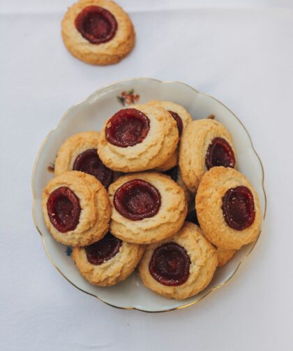 Cranberry Thumbprint Cookies