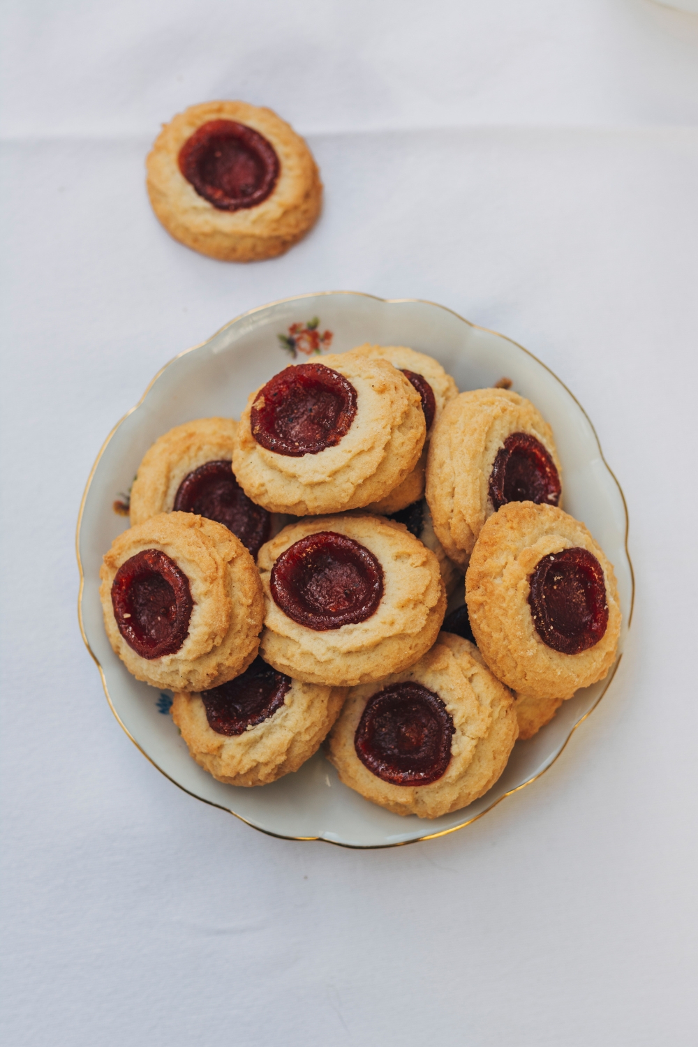 Cranberry Thumbprint Cookies