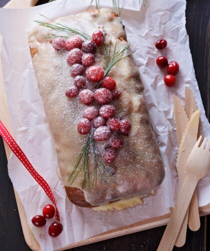 Cranberry Pound Cake Recipe