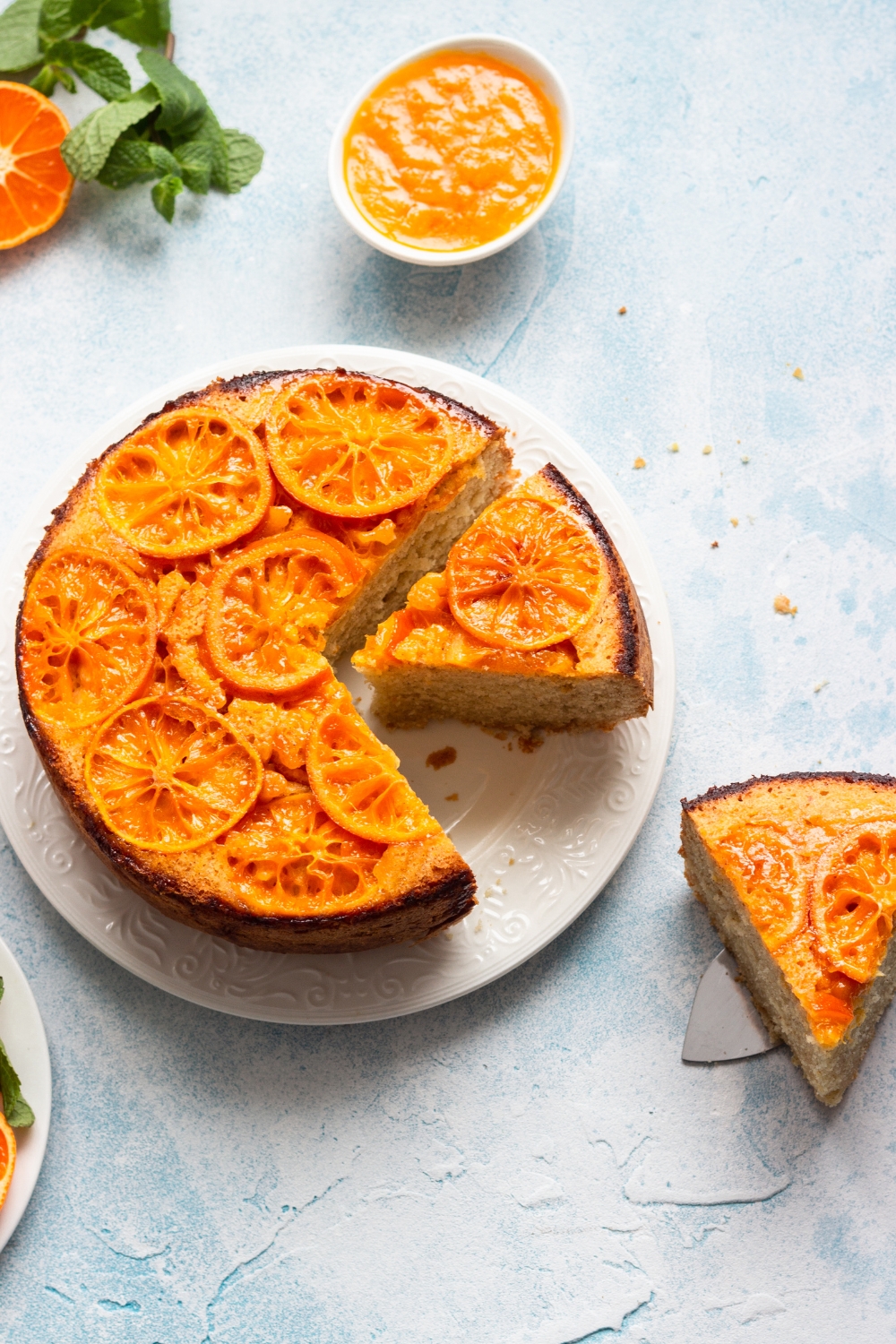 Tangerine Upside Down Cake Recipe