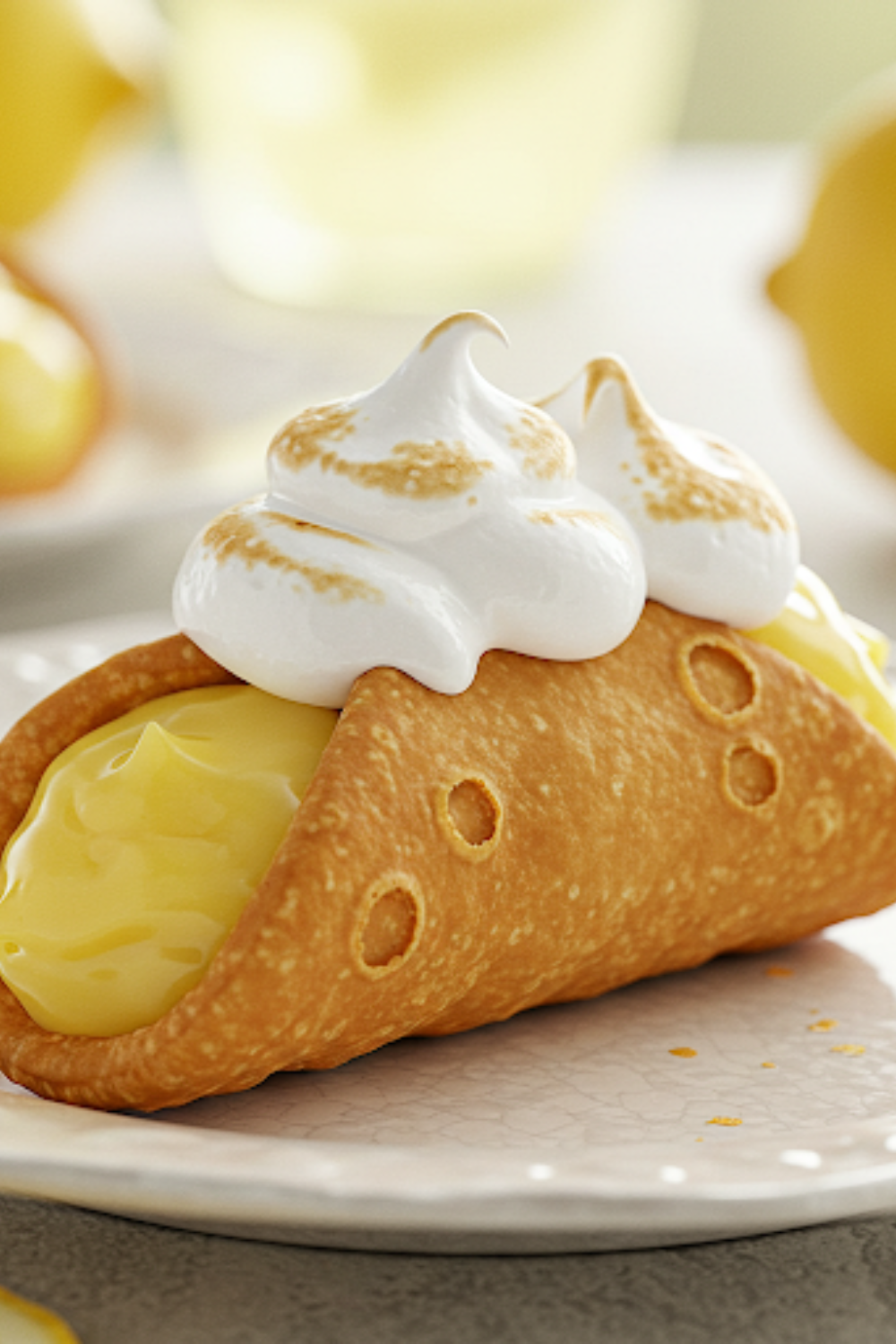 Lemon Meringue Pie Cannoli