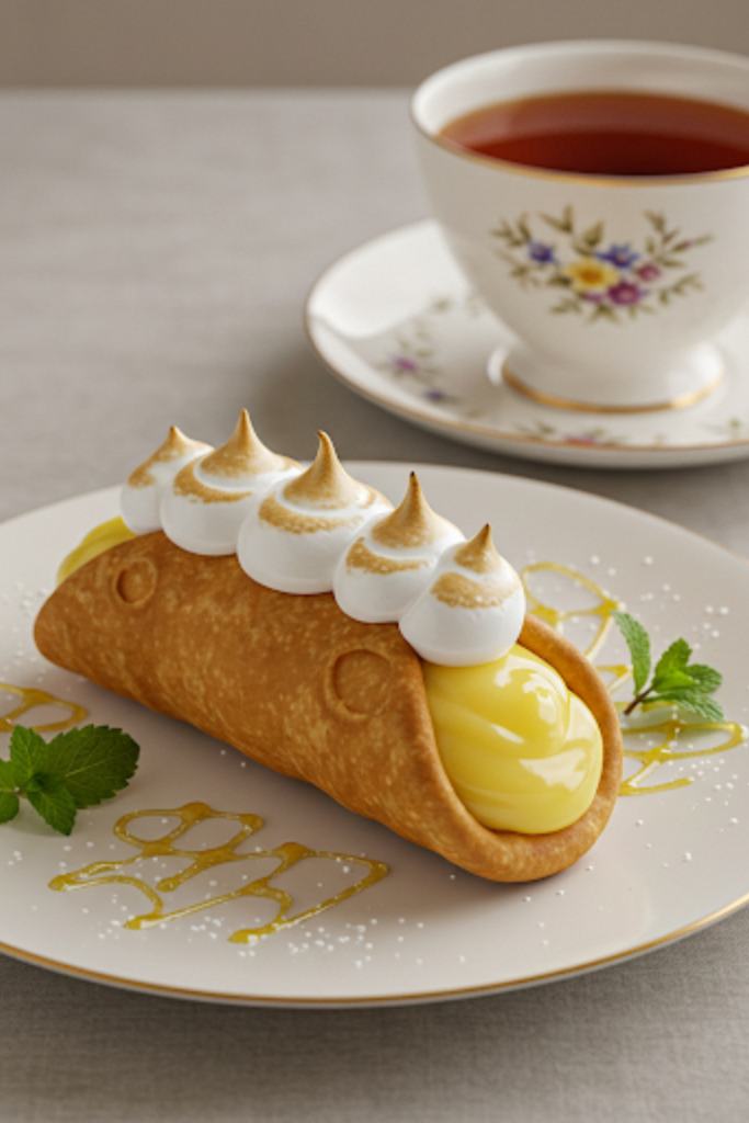 Lemon Meringue Pie Cannoli