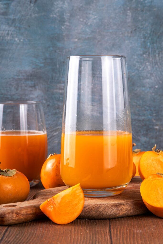 Fresh Homemade Persimmon Juice 