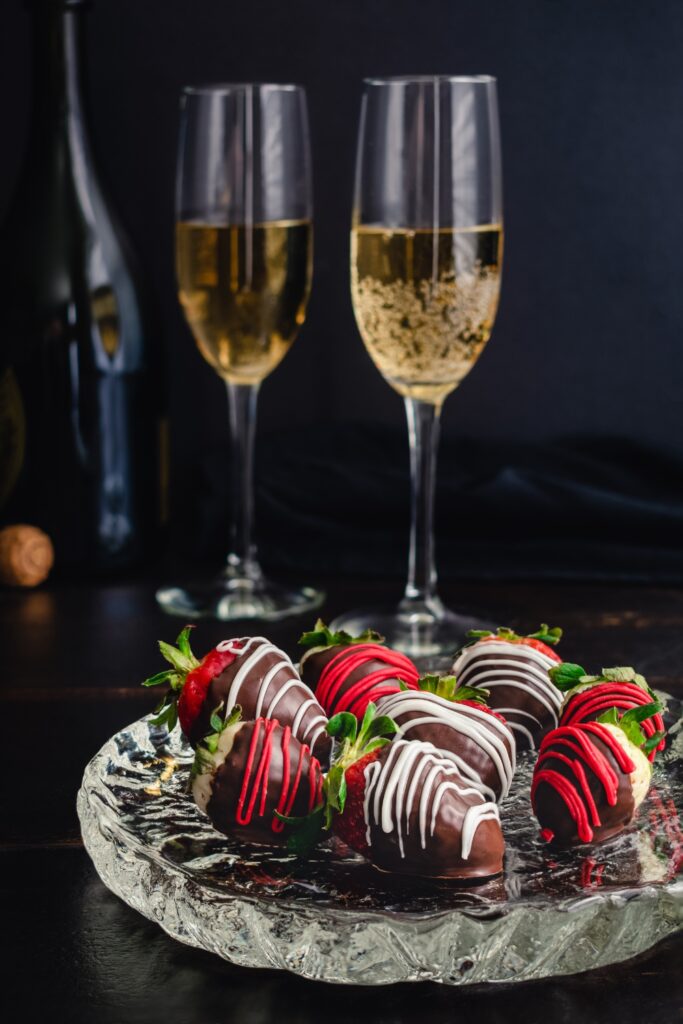 Valentine Day Chocolate Covered Strawberries Recipe