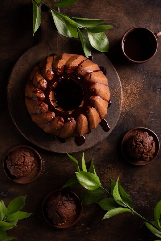 Valentine Day Chocolate Bundt Cake Recipe