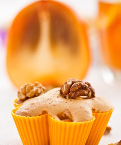 Fresh Persimmon Muffins