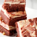 Valentine Day Red Velvet Brownies Recipe