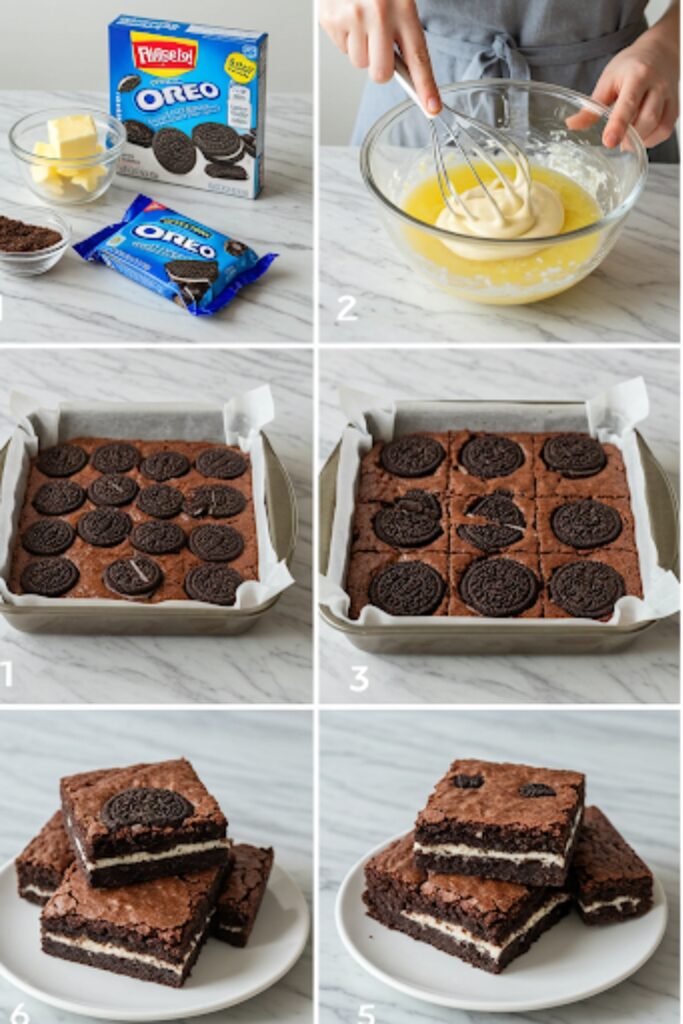 Valentine Day Oreo Brownies Recipe