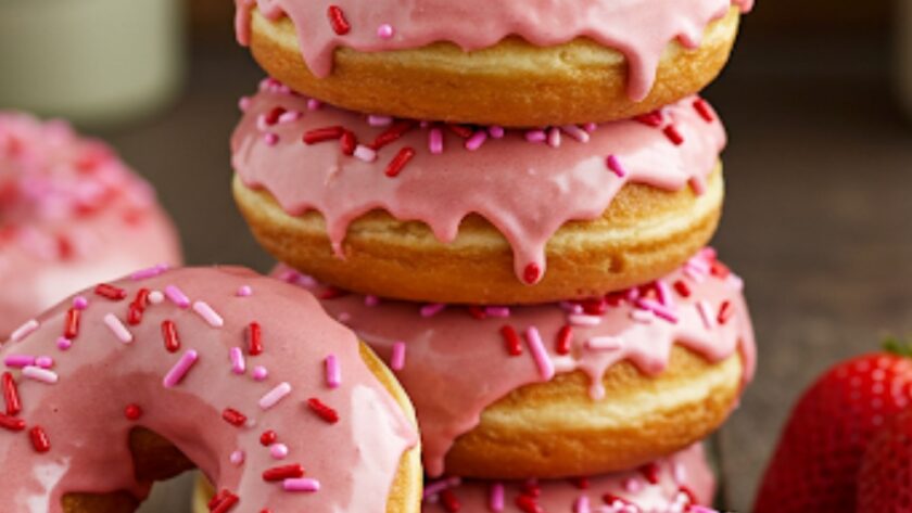 Pioneer Woman Strawberry Donuts