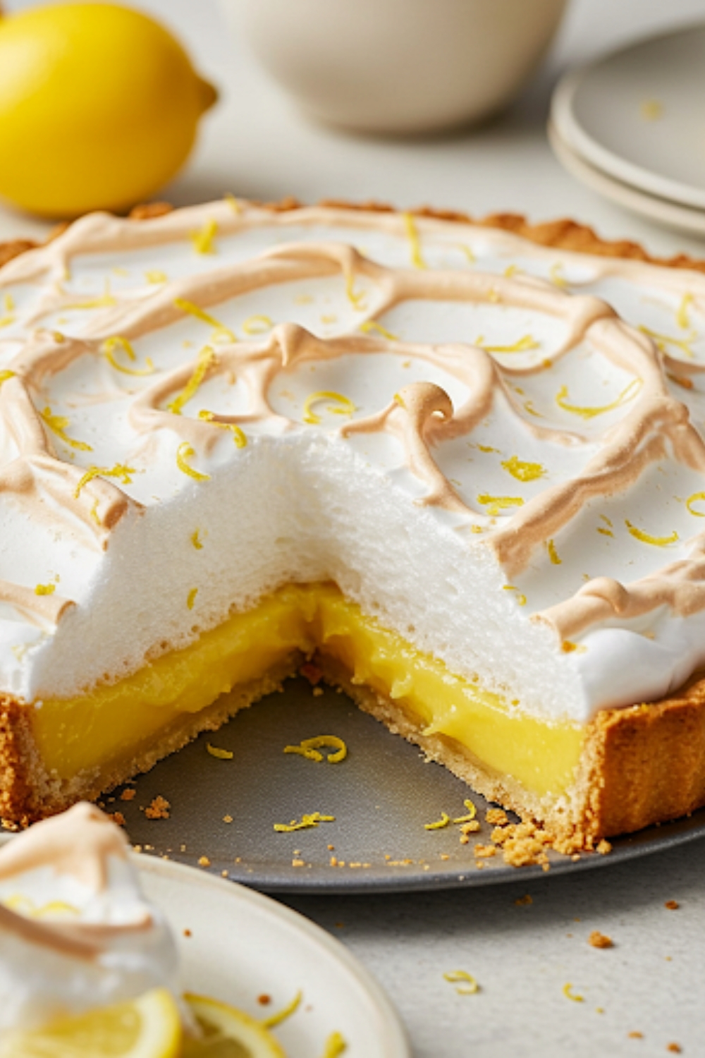 Keto Lemon Meringue Pie 