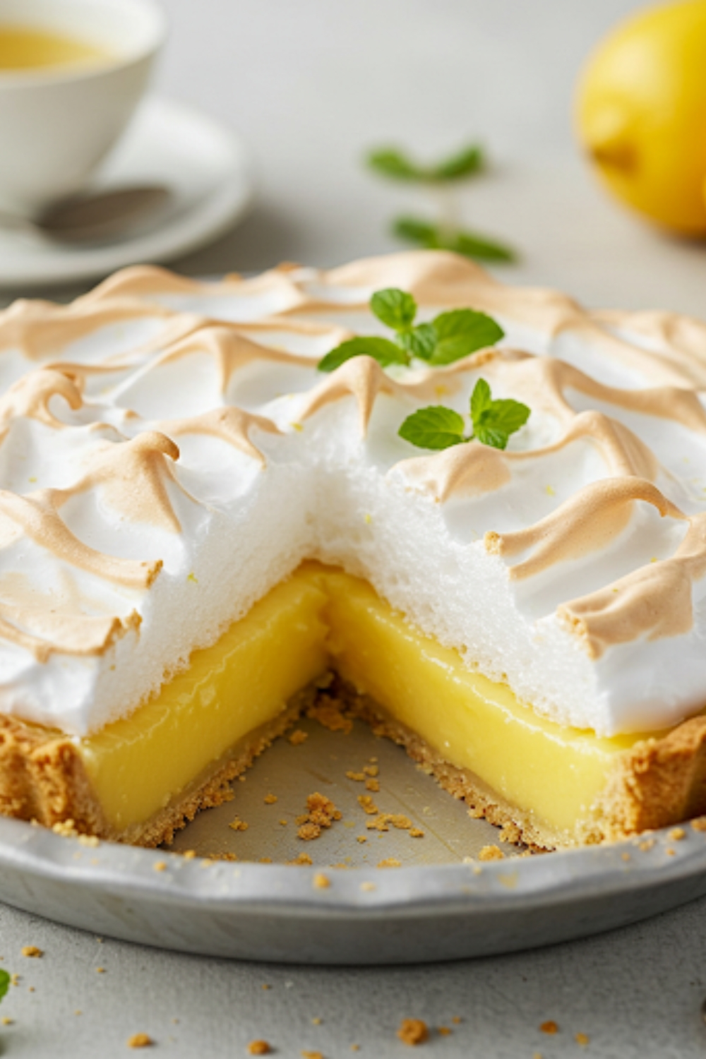 Instant Pudding Lemon Meringue Pie