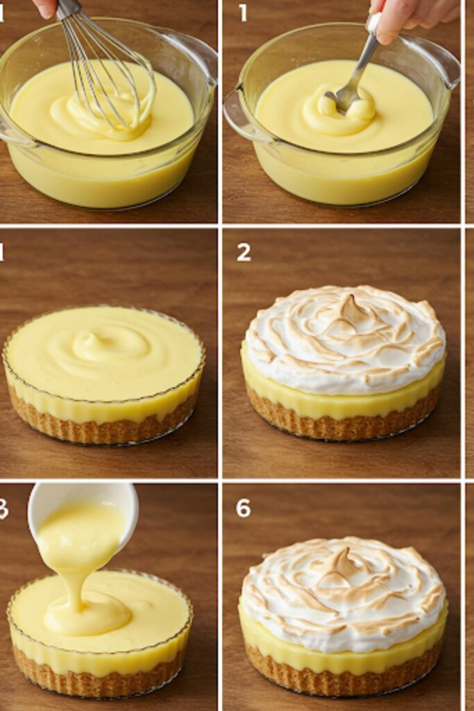 Instant Pudding Lemon Meringue Pie