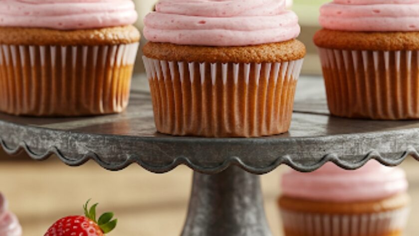 Pioneer Woman Strawberry Cupcakes