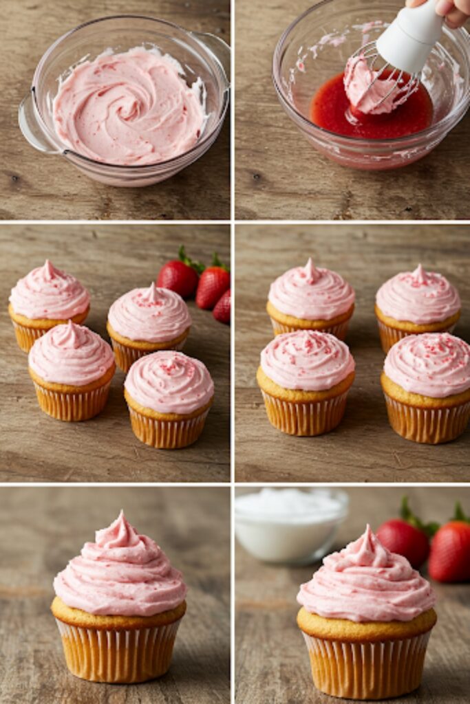 Pioneer Woman Strawberry Cupcakes